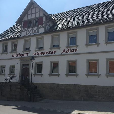 Landgasthof Zum Schwarzen Adler Markt Nordheim Esterno foto